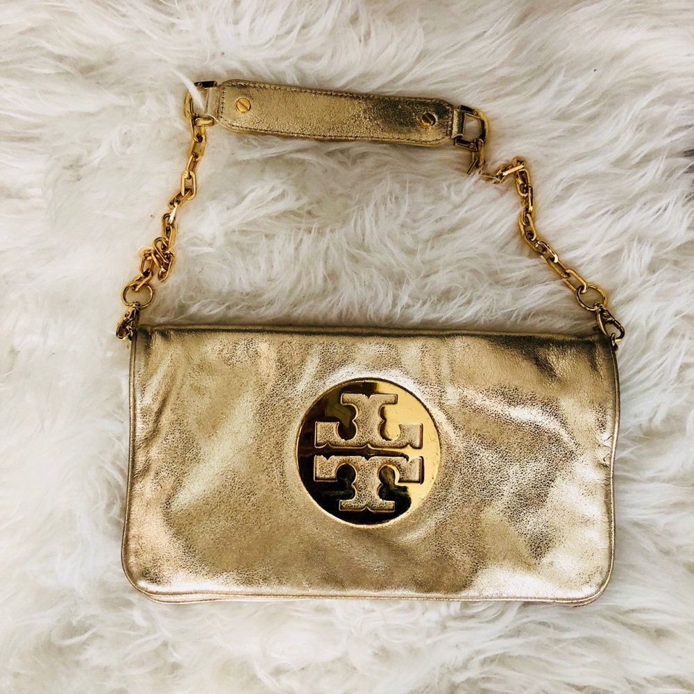 Tory Burch Gold Shoulder Bag
